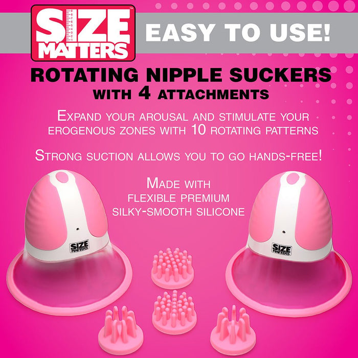 10X Rotating Nipple Suckers - SexToy.com