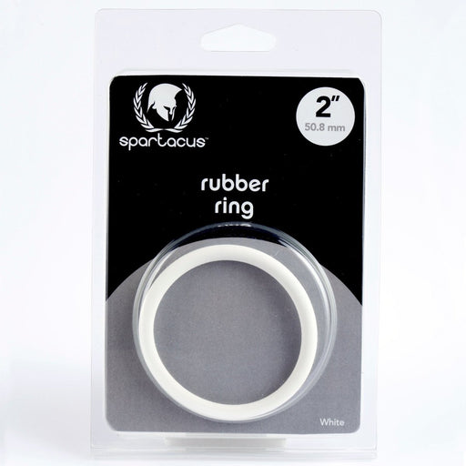 2IN WHITE RUBBER RING - SexToy.com