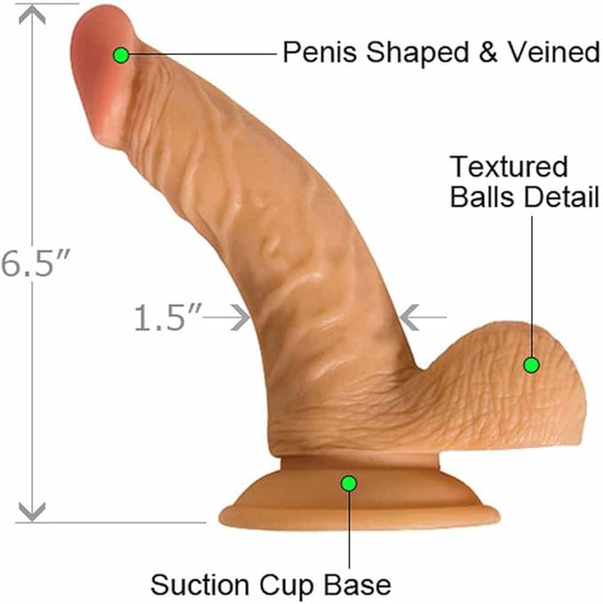 All American Whoppers 6.5 inch Realistic Dildo