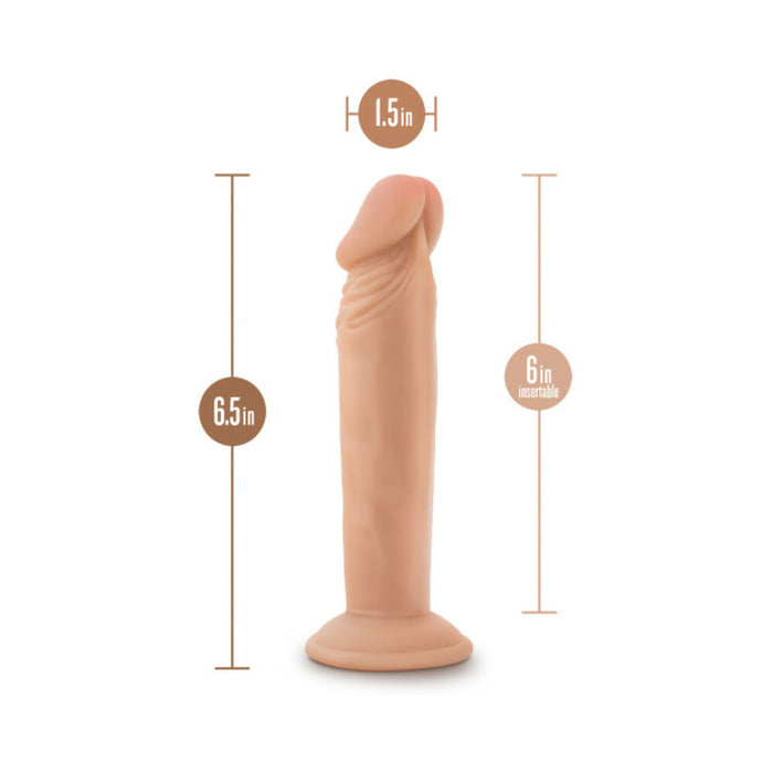 Dr. Skin Plus 6in Posable Dildo Vanilla