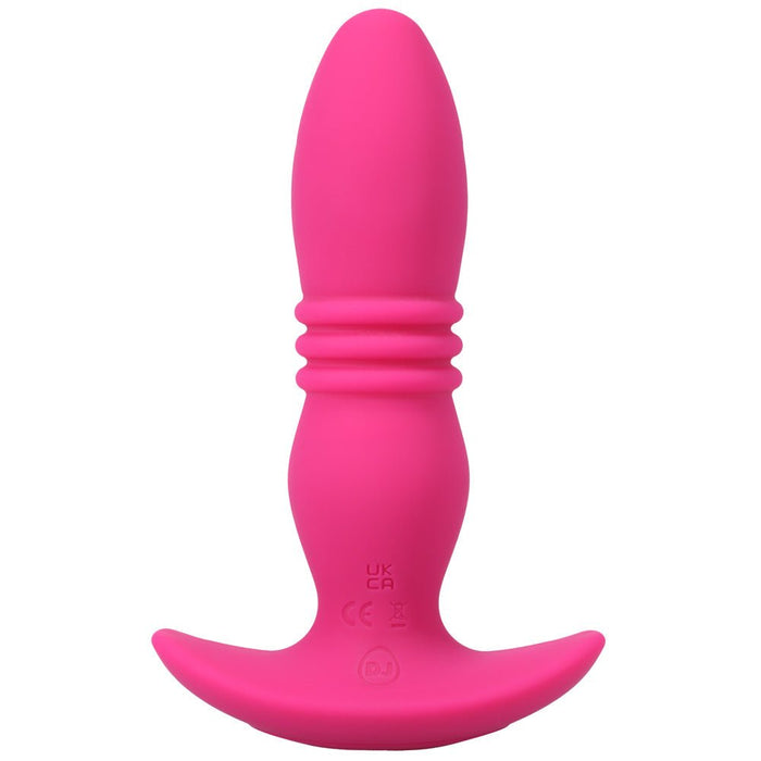 A Play Rise Rechargeable Silicone Anal Plug w/Remote - Pink - SexToy.com