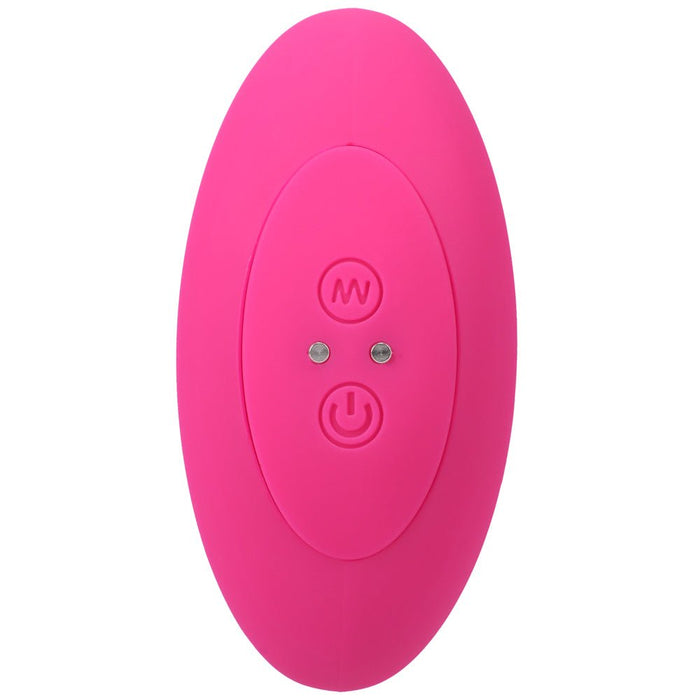 A Play Rise Rechargeable Silicone Anal Plug w/Remote - Pink - SexToy.com