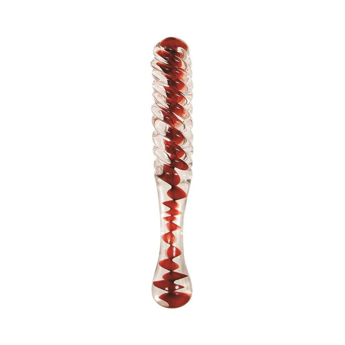 Adam & Eve Eves Sweetheart Swirl Glass Dildo - SexToy.com