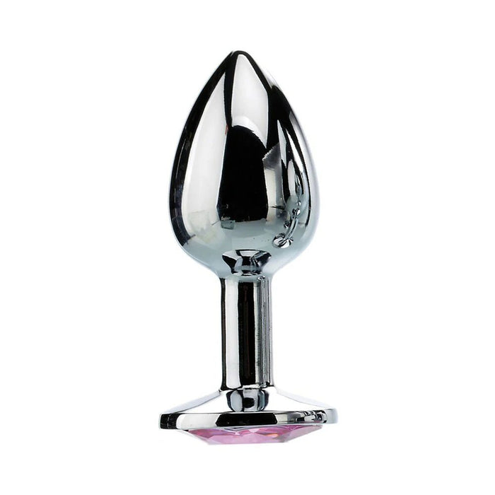 Adam & Eve Pink Gem Anal Plug Medium - SexToy.com