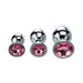 Adam & Eve Pink Gem Anal Plug Set - SexToy.com