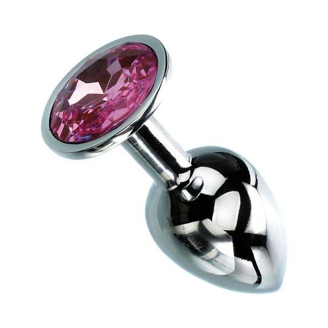 Adam & Eve Pink Gem Anal Plug Small - SexToy.com