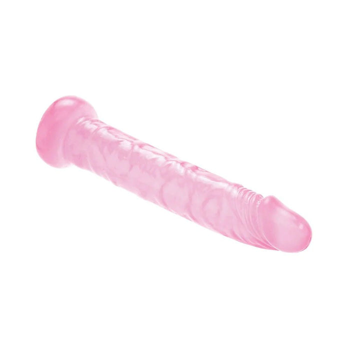 Adam & Eve Pink Jelly Slim Dildo - SexToy.com