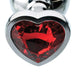 Adam & Eve Red Hearts Gem Anal Plug Large - SexToy.com