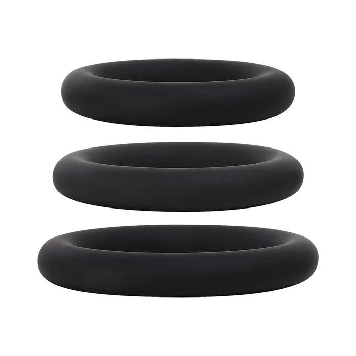 Adam & Eve Silicone Penis Ring Set - SexToy.com