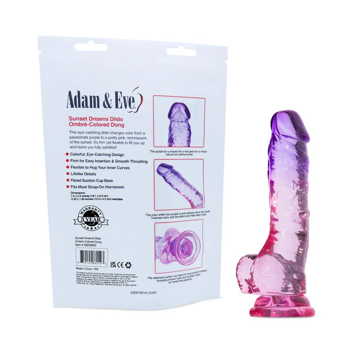 Adam & Eve Sunset Dreams Dildo - SexToy.com