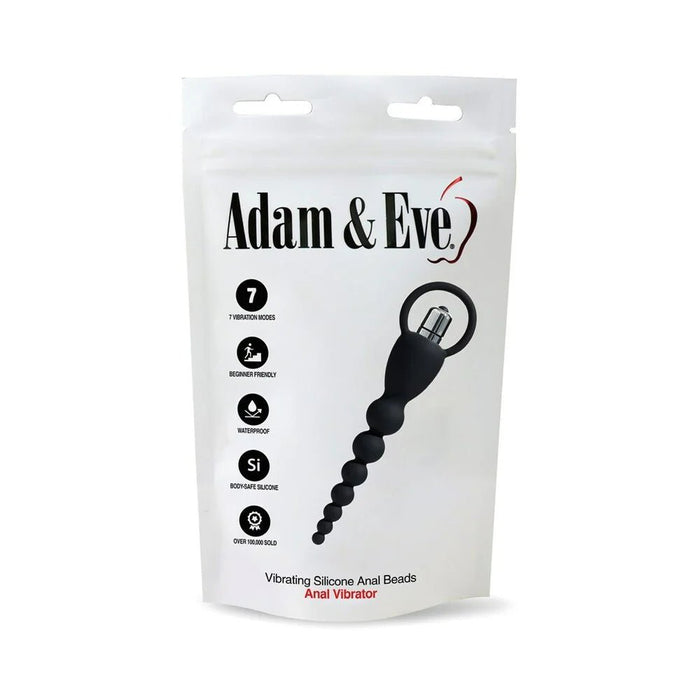 Adam & Eve Vibrating Silicone Anal Beads - SexToy.com