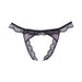 Adore Peach - y Lace And Mesh Open Panty Black O/S - SexToy.com