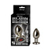 Ass - Sation Remote Vibrating Metal Plug - Black - SexToy.com