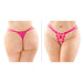 Aster Y Flower Pearl Thong Royal S/M - SexToy.com