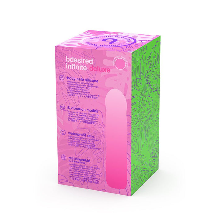 B Swish Bdesired Infinite Deluxe LE Flamingo Pink - SexToy.com