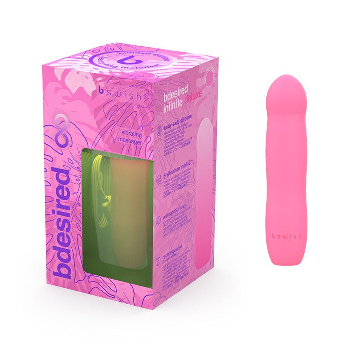 B Swish Bdesired Infinite Deluxe LE Flamingo Pink - SexToy.com