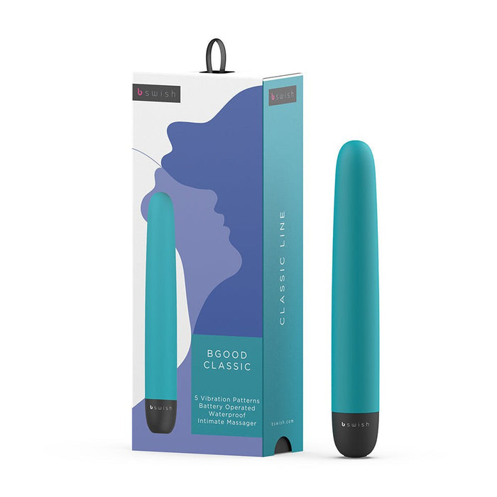 B Swish Bgood Classic Vibrator Jade - SexToy.com