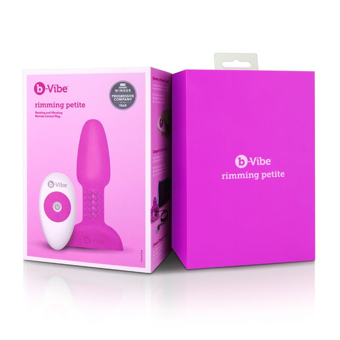 b - Vibe Rimming Petite Fuchsia - SexToy.com