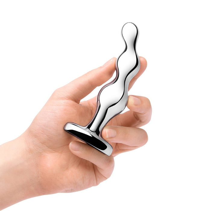 B - vibe Stainless Steel Anal Beads - SexToy.com