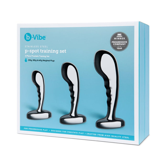 B - vibe Stainless Steel P - spot Training Set - SexToy.com