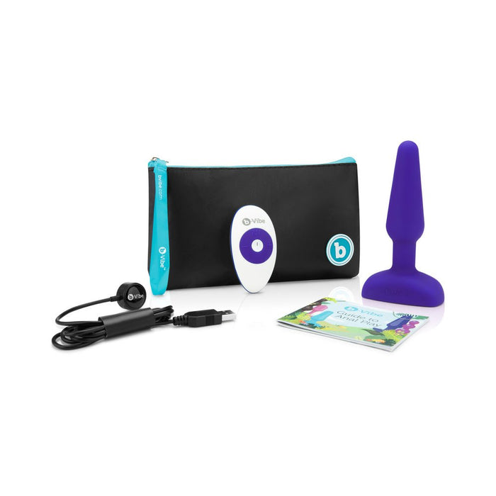 B - Vibe Trio Plug - Purple - SexToy.com