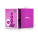 B - Vibe Triplet Beads - Fuchsia - SexToy.com