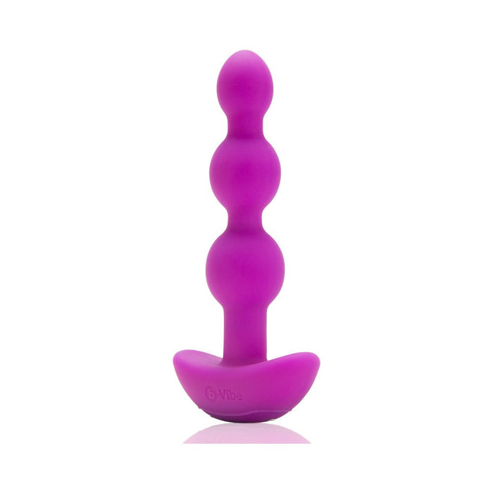 B - Vibe Triplet Beads - Fuchsia - SexToy.com