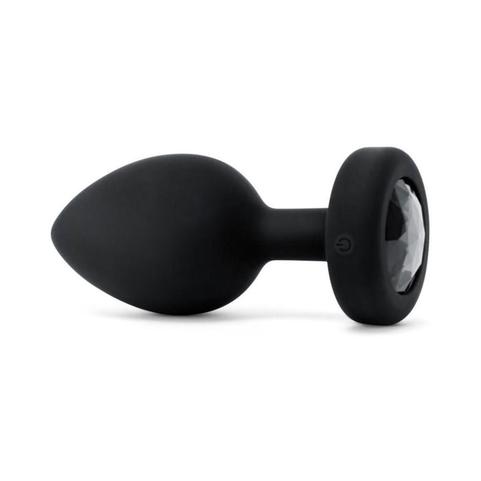 B - Vibe Vibrating Jewel Plug 2XL - Black - SexToy.com