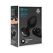 B - Vibe Vibrating Jewel Plug 2XL - Black - SexToy.com