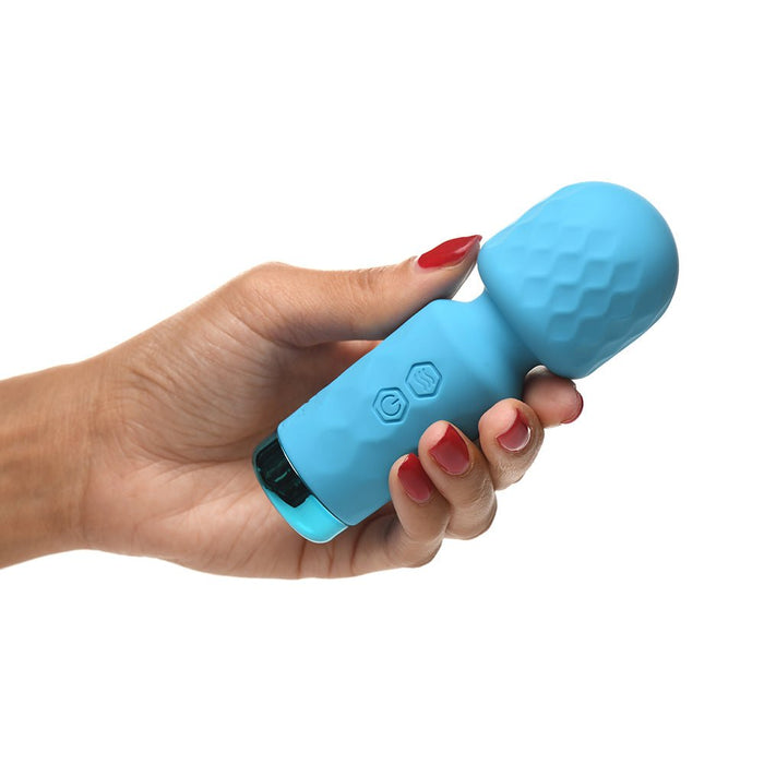 BANG! 10X MINI SILICONE WAND BLUE - SexToy.com