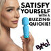 BANG! 10X MINI SILICONE WAND BLUE - SexToy.com