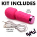 BANG! 10X MINI SILICONE WAND PINK - SexToy.com