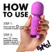 BANG! 10X MINI SILICONE WAND PURPLE - SexToy.com