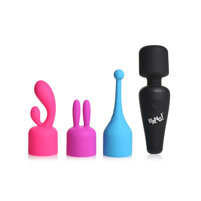 Bang! 10X Mini Wand w/3 Attachments - Asst. Colors - SexToy.com