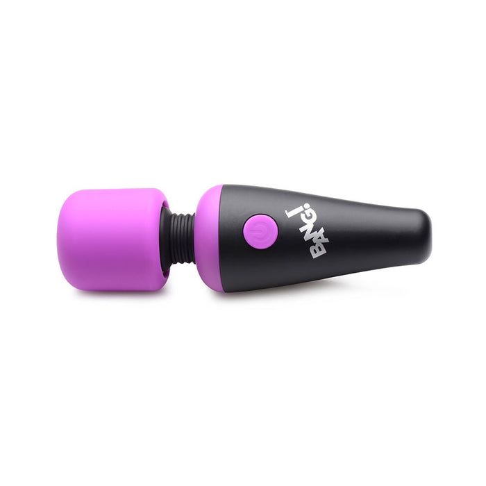 Bang - 10x Vibrating Mini Silicone Wand - Purple - SexToy.com