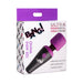 Bang - 10x Vibrating Mini Silicone Wand - Purple - SexToy.com