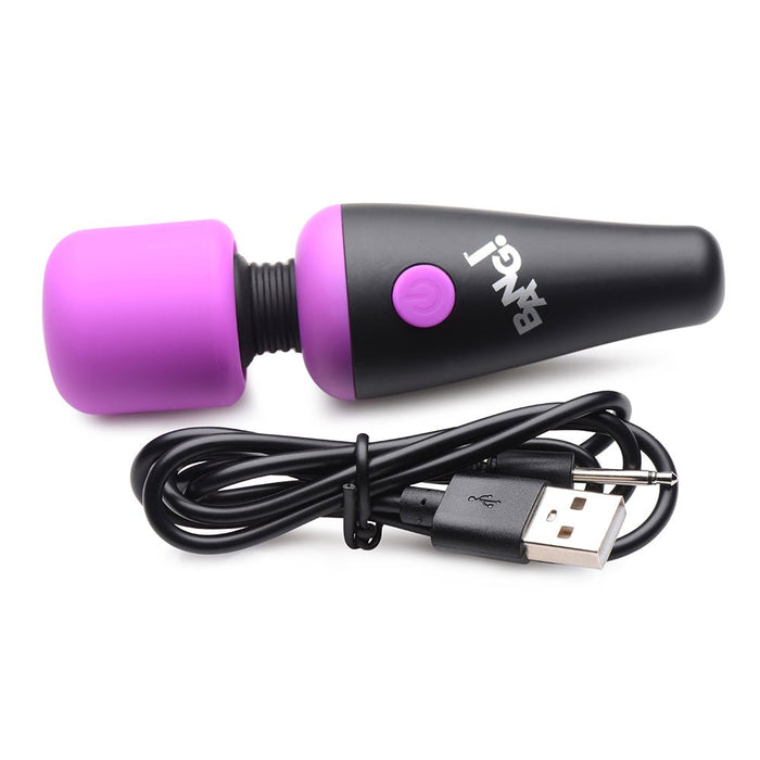 Bang - 10x Vibrating Mini Silicone Wand - Purple - SexToy.com