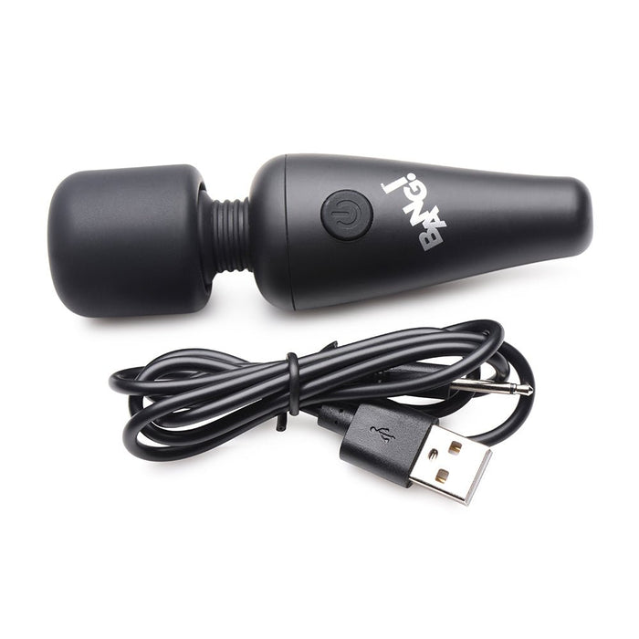 BANG! 10X VIBRATING MINI WAND BLACK - SexToy.com