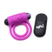 Bang! Vibrating Cock Ring & Bullet w/Remote Control - Purple - SexToy.com