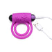 Bang! Vibrating Cock Ring & Bullet w/Remote Control - Purple - SexToy.com