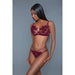 BeWicked Evangeline Set Burgundy L/XL - SexToy.com