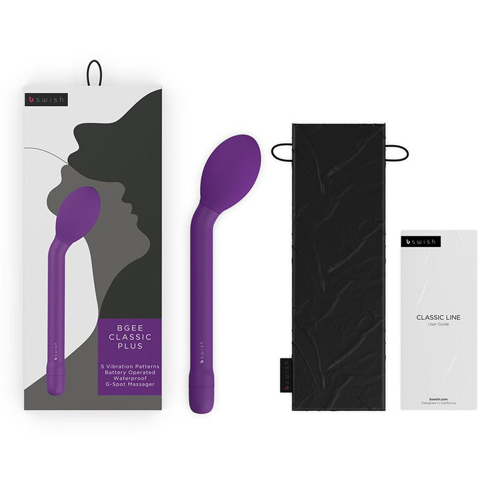 Bgee Classic Plus Purple G - Spot Vibrator - SexToy.com