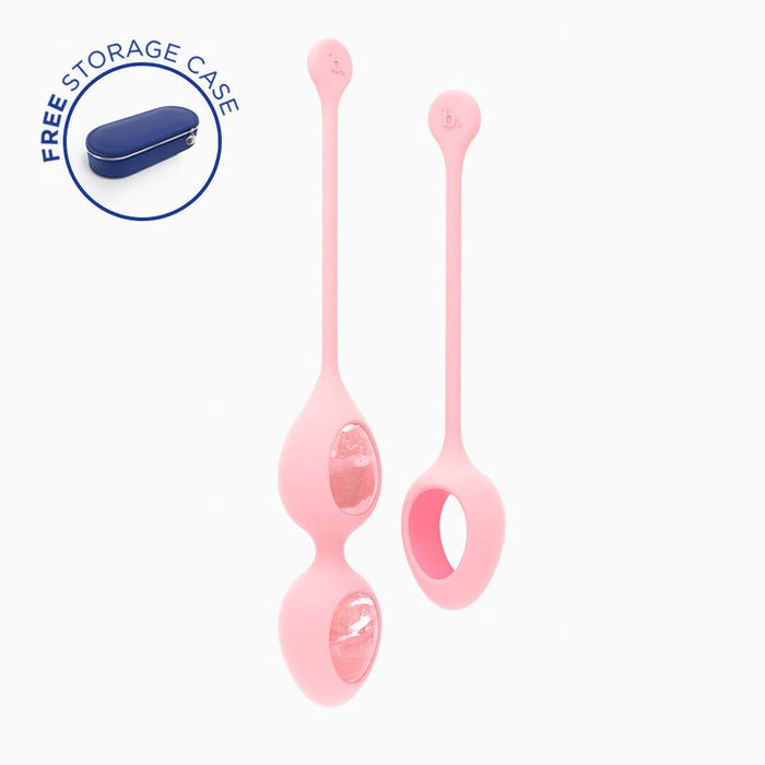 Biird Yonii 2 - Piece Rose Quartz Eggs Set - SexToy.com