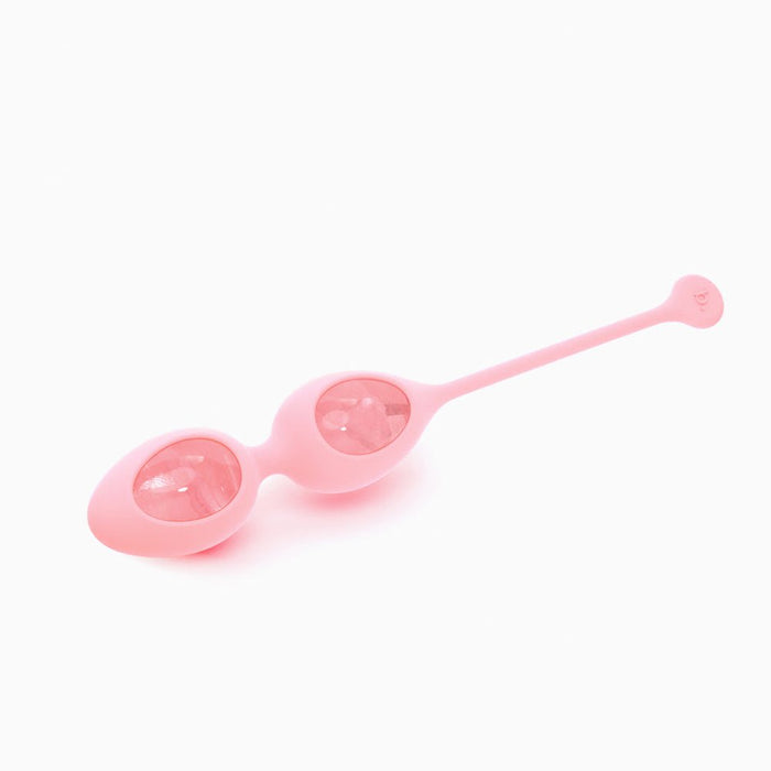 Biird Yonii 2 - Piece Rose Quartz Eggs Set - SexToy.com