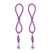 Bijoux de Nip Nipple Halos Flower Charm - Purple - SexToy.com