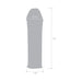 Blue Line C & B 6.5" Textured Penis Enhancing Sleeve Extension - Clear - SexToy.com