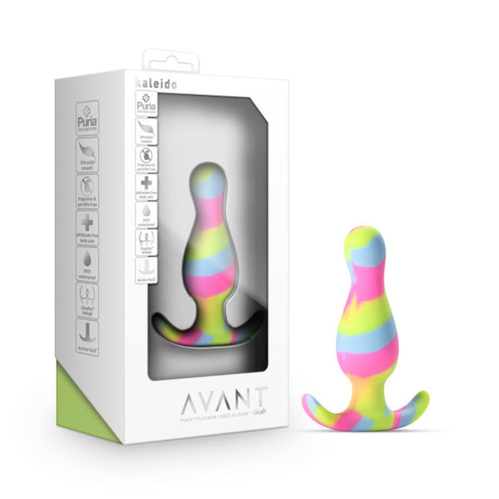 Blush Avant Kaleido Silicone Plug - Lime - SexToy.com