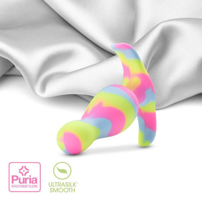 Blush Avant Kaleido Silicone Plug - Lime - SexToy.com