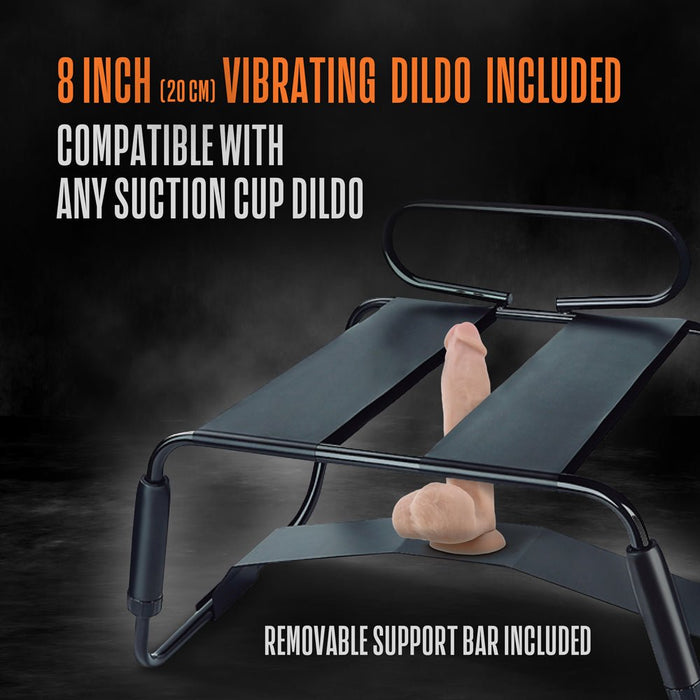 Blush Temptasia Surrender Sex Chair - Black - SexToy.com