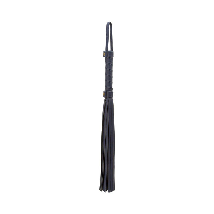 Bondage Couture Vinyl Flogger - Blue - SexToy.com